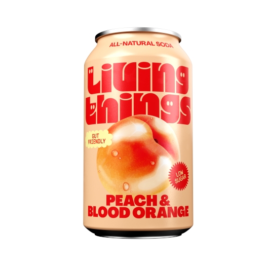 Living Things | Peach & Blood Orange 330ml